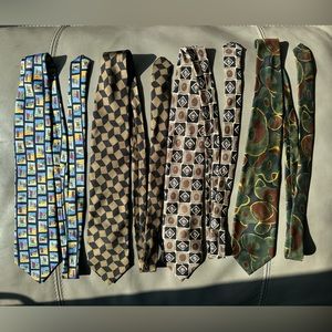Jonelle Vintage 100% Silk Ties